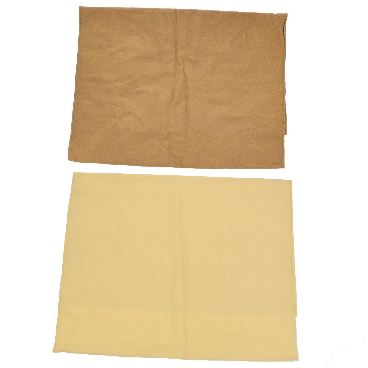 LOUIS VUITTON Logo 10 Set Dust Bag Drawstring Canvas Cotton Beige Brown 03KP134