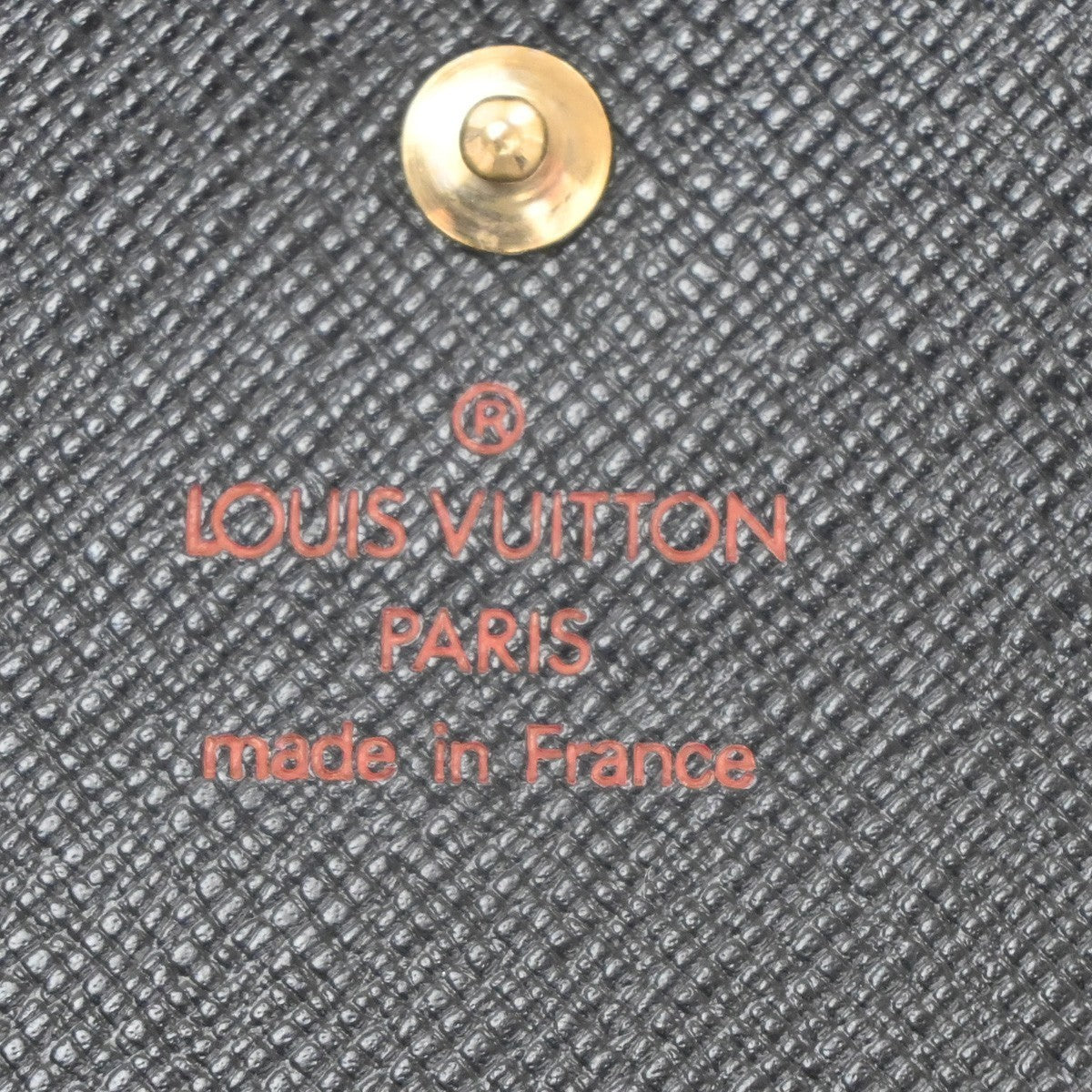 LOUIS VUITTON Porte Cartes Credit Mini Wallet Epi Leather Black M63482 01KC416