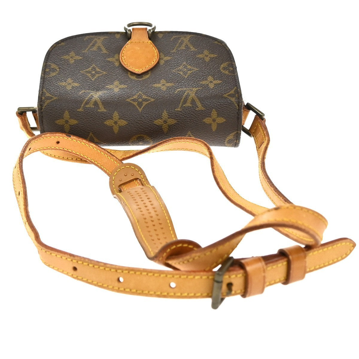 LOUIS VUITTON Mini Saint Cloud Shoulder Bag Monogram Leather BN M51244 35KP461
