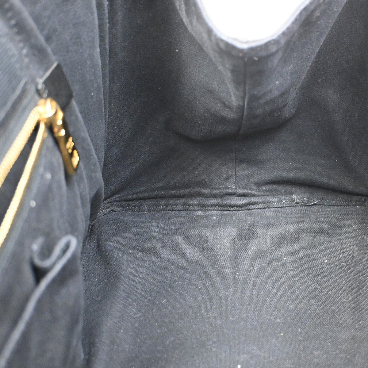 PRADA Logo Canapa Shoulder Tote Bag Tessuto PVC Leather Black GHW 88KB764