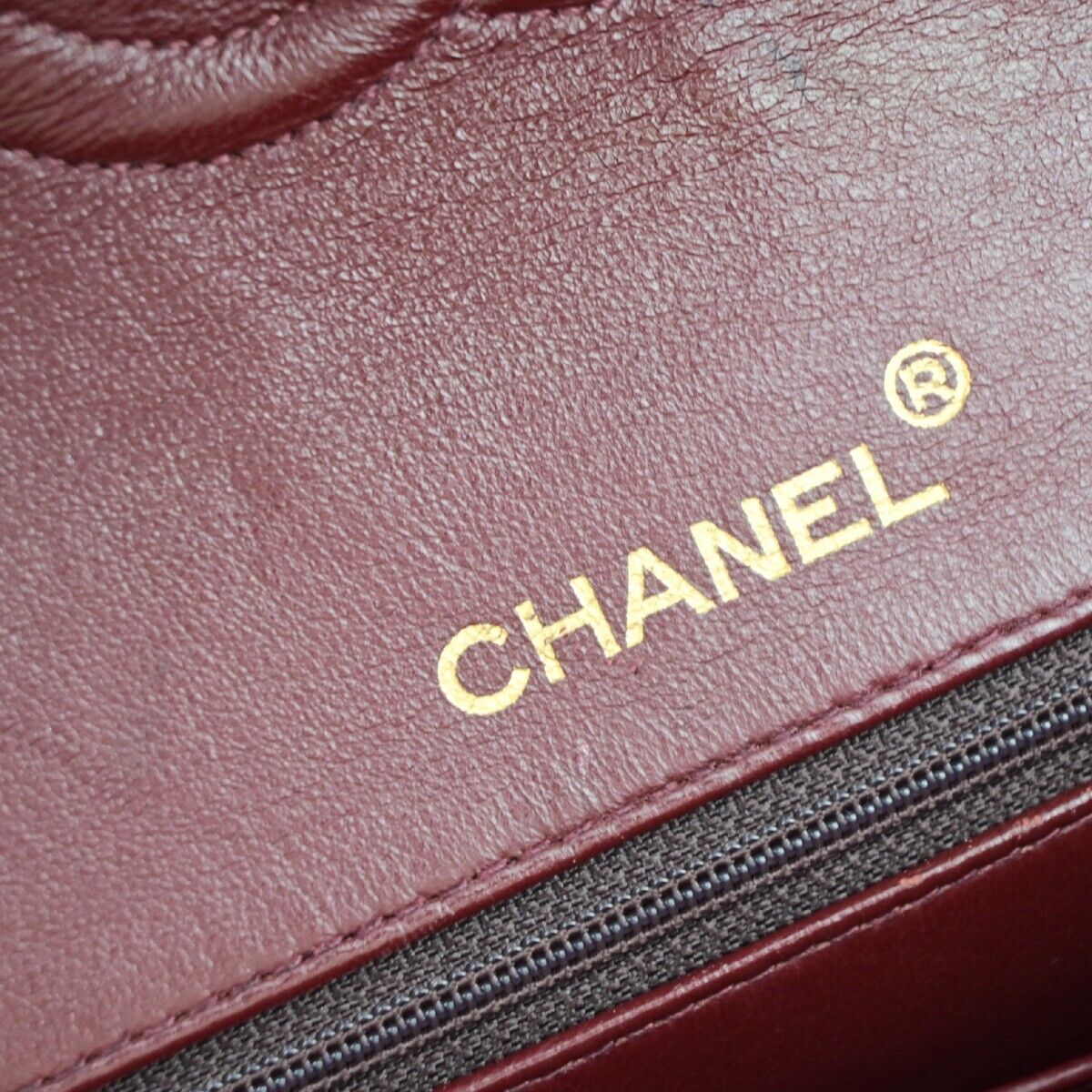 CHANEL Matelasse 25 Double Flap Chain Shoulder Bag Leather BK Vintage 344RK671