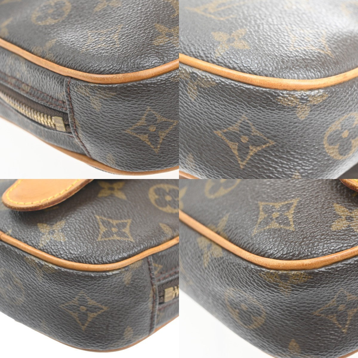 LOUIS VUITTON Pochette Gange Shoulder Bag Monogram Brown Spain M51870 95MA261