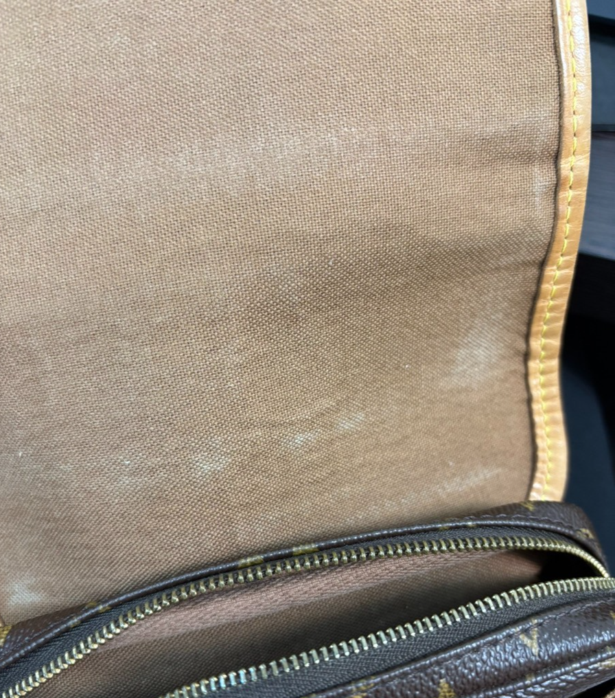 LOUIS VUITTON Bum Bag Bosphore Monogram Leather Canvas Brown M40108 70TA559