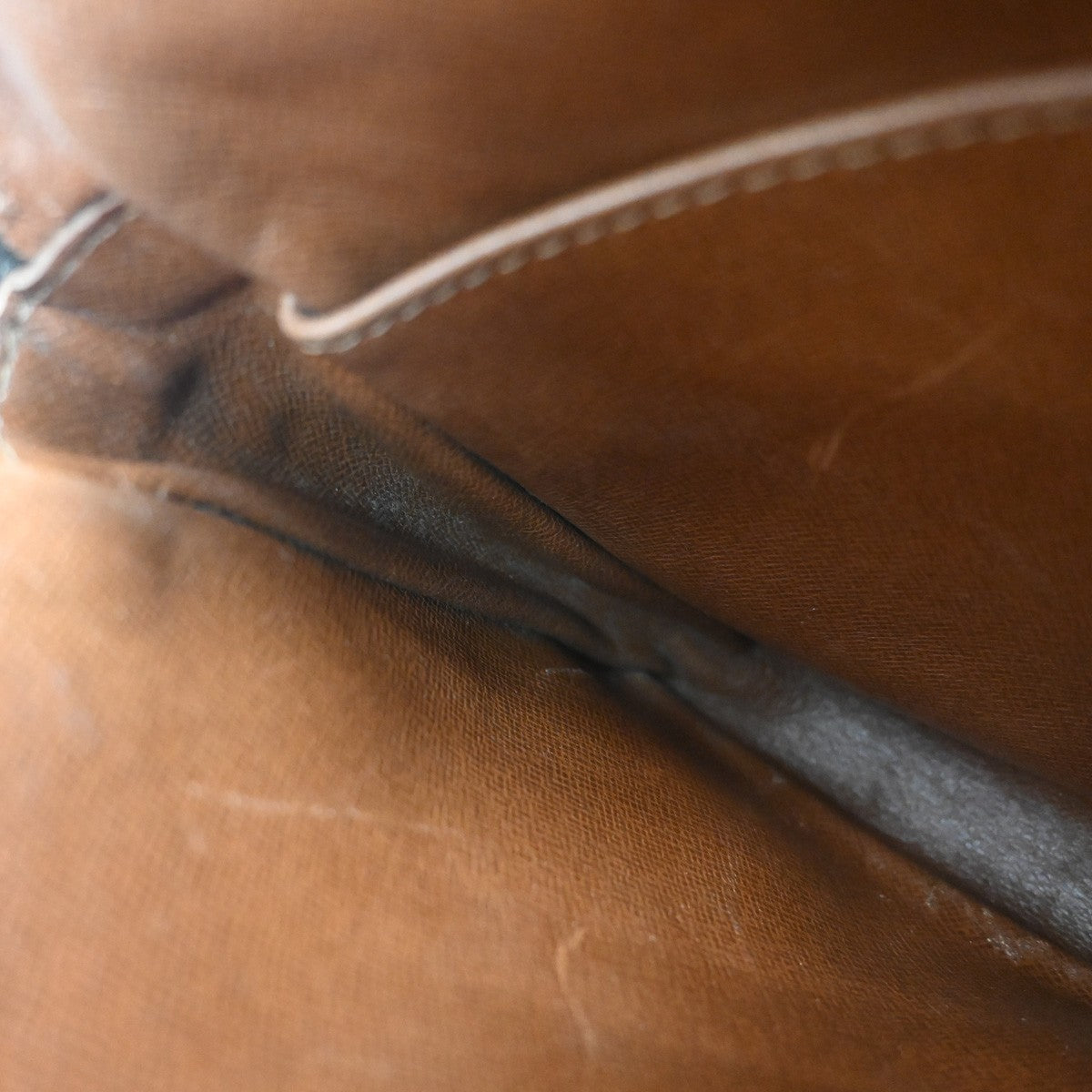 LOUIS VUITTON Danube Shoulder Bag Monogram Leather Brown France M45266 34KP005
