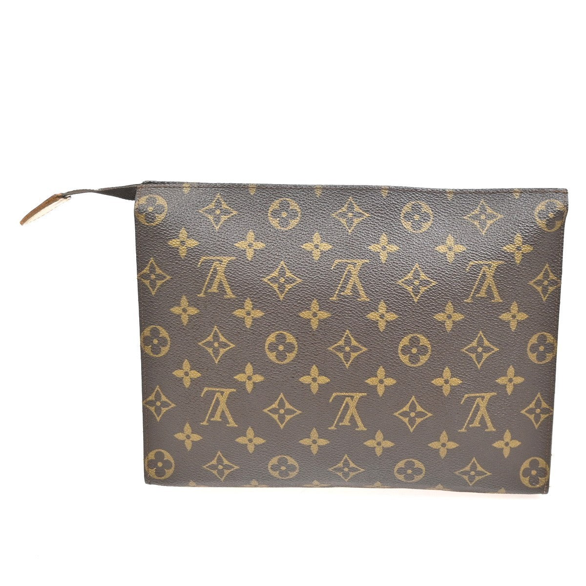 LOUIS VUITTON Poche Toilette 26 Clutch Pouch Bag Monogram Leather M47542 65ZA140