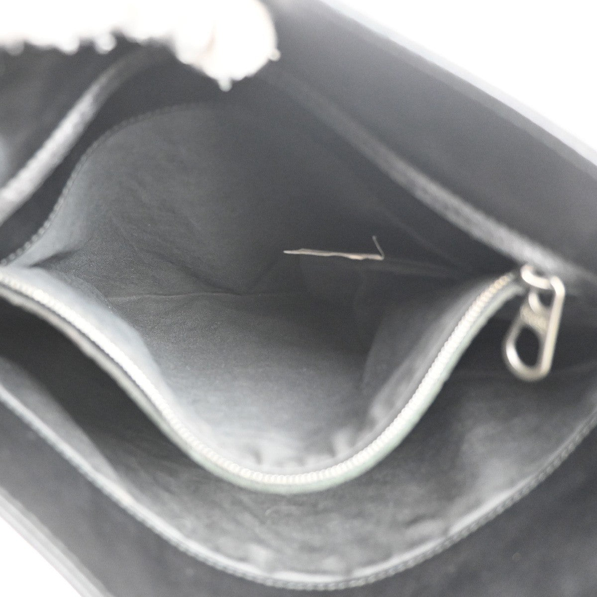 BOTTEGA VENETA Intrecciato Shoulder Bag Leather Black Italy 172736 12RL630