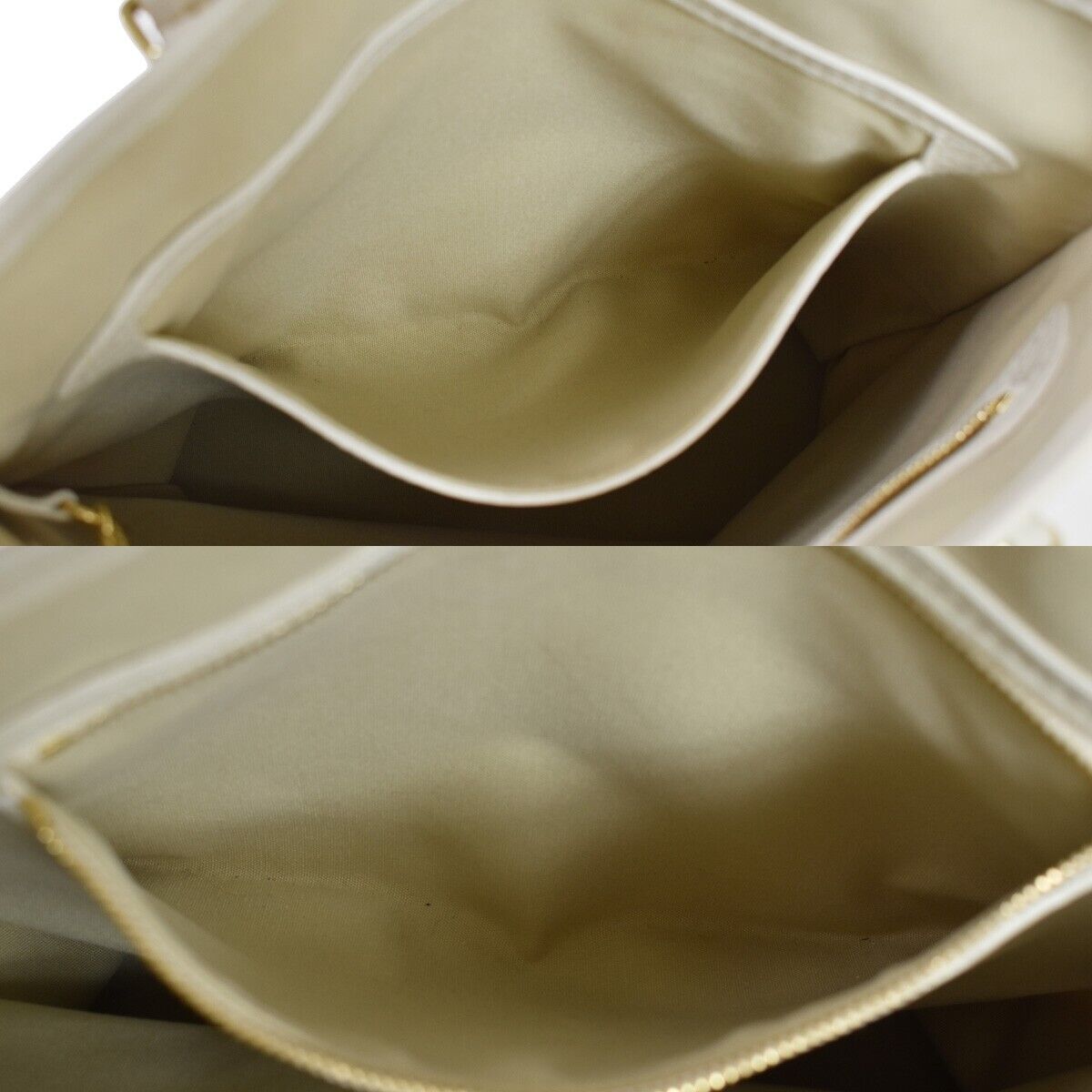 LOUIS VUITTON BUCKET PM Shoulder Bag Monogram Mini Lin Ivory Dunne 76YD133