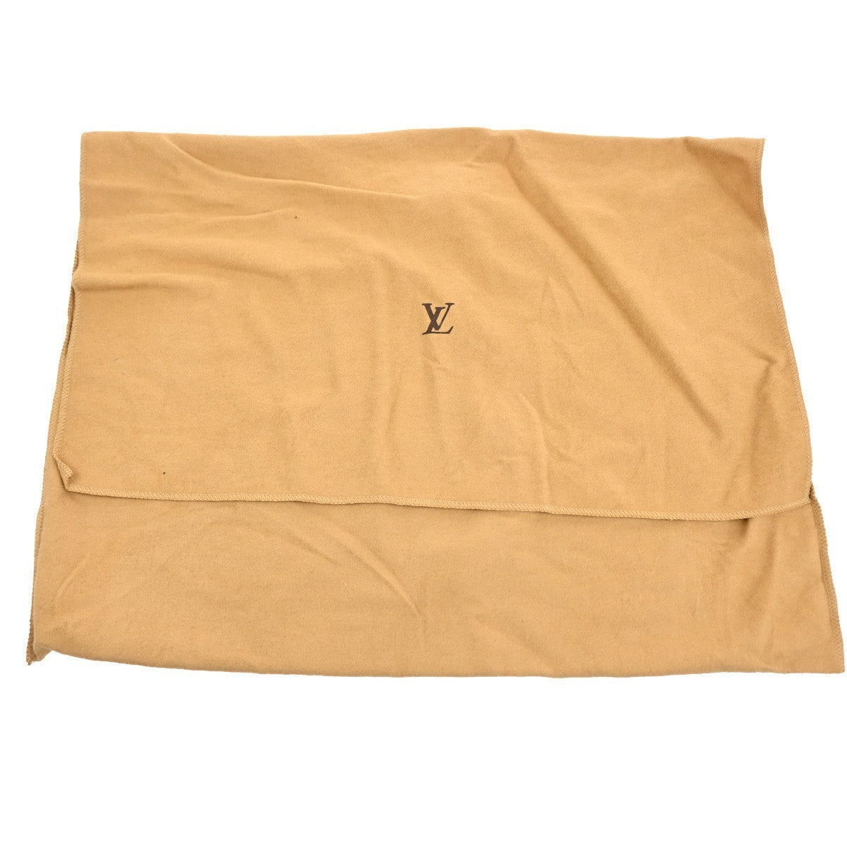 LOUIS VUITTON Logo 10 Set Dust Bag Drawstring Canvas Cotton Beige Brown 09KB918