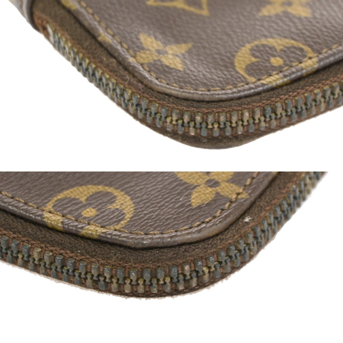 LOUIS VUITTON Poche Documents Clutch Bag Monogram Leather Brown M53456 61CA947