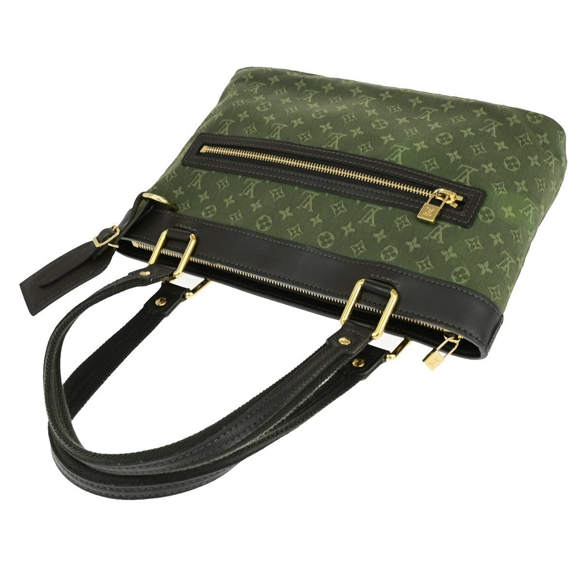 LOUIS VUITTON Lucille PM Shoulder Bag Monogram Mini Canvas Khaki M92682 80KB611