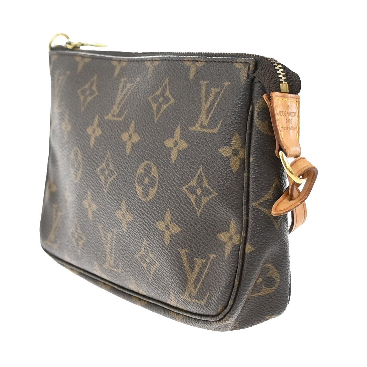 LOUIS VUITTON Pochette Accessoires Hand Bag Monogram Leather BN M51980 79EF864
