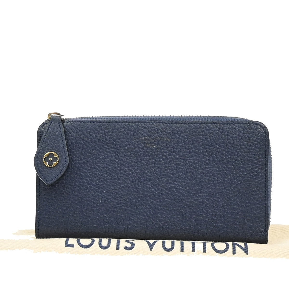 LOUIS VUITTON Portefeuille Comete Long Wallet Leather Blue M68582 39KP086