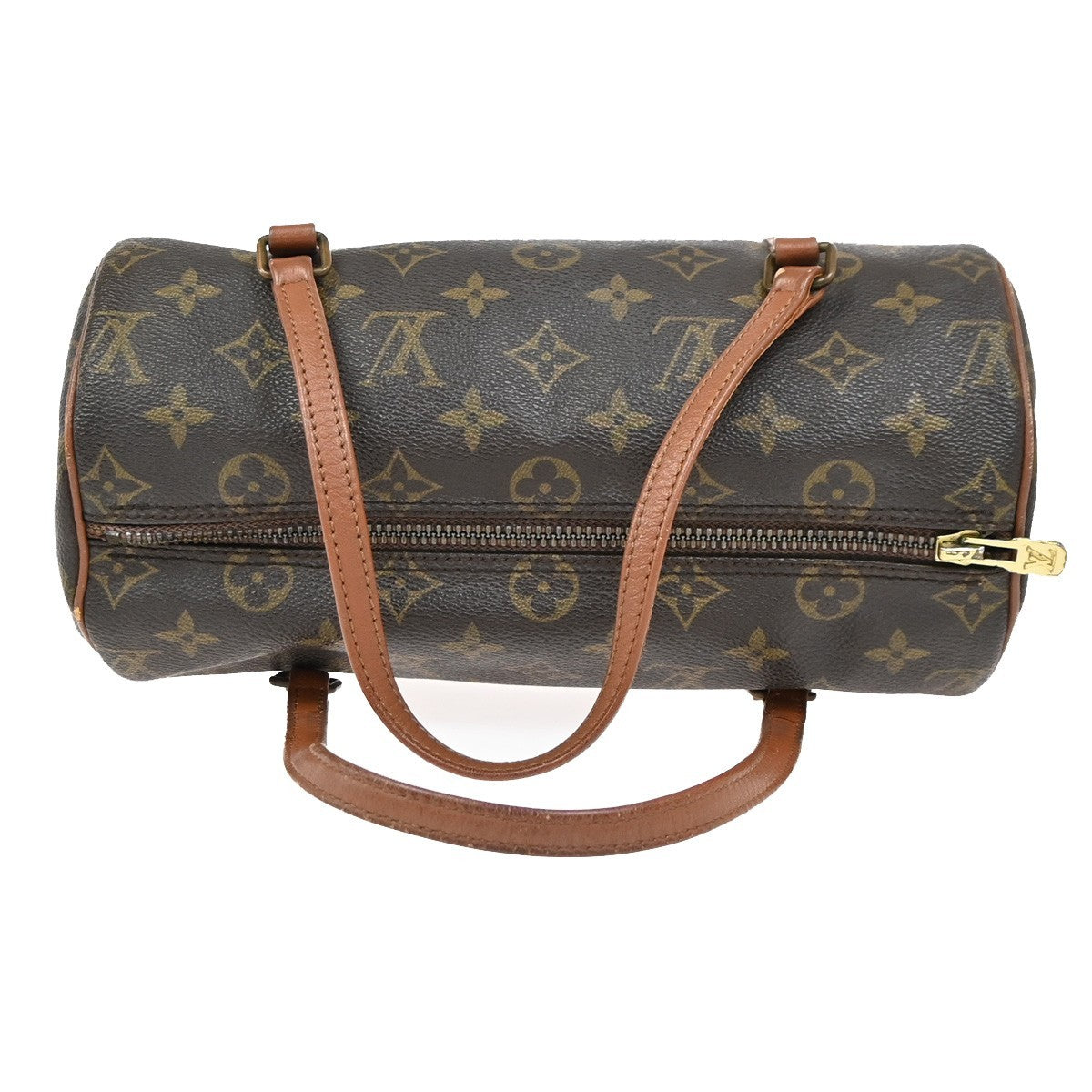 LOUIS VUITTON PAPILLON 26 Hand Bag Monogram Leather Brown France M51366 71ZA302