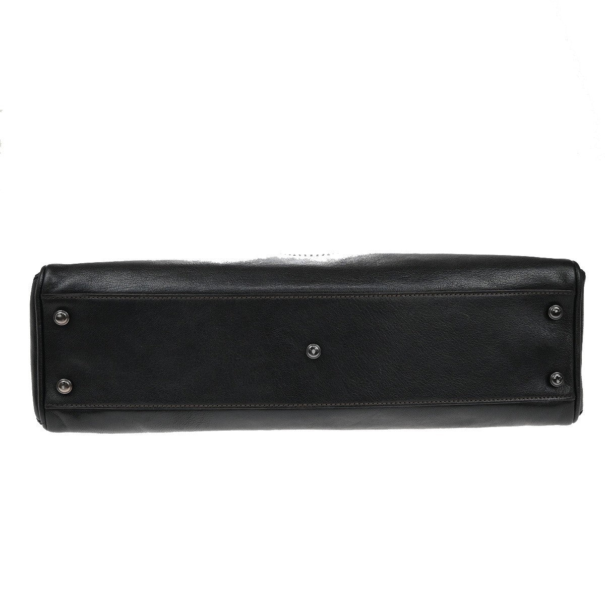 CARTIER Logo Marcello Shoulder Hand Bag Leather Black France 31EF831