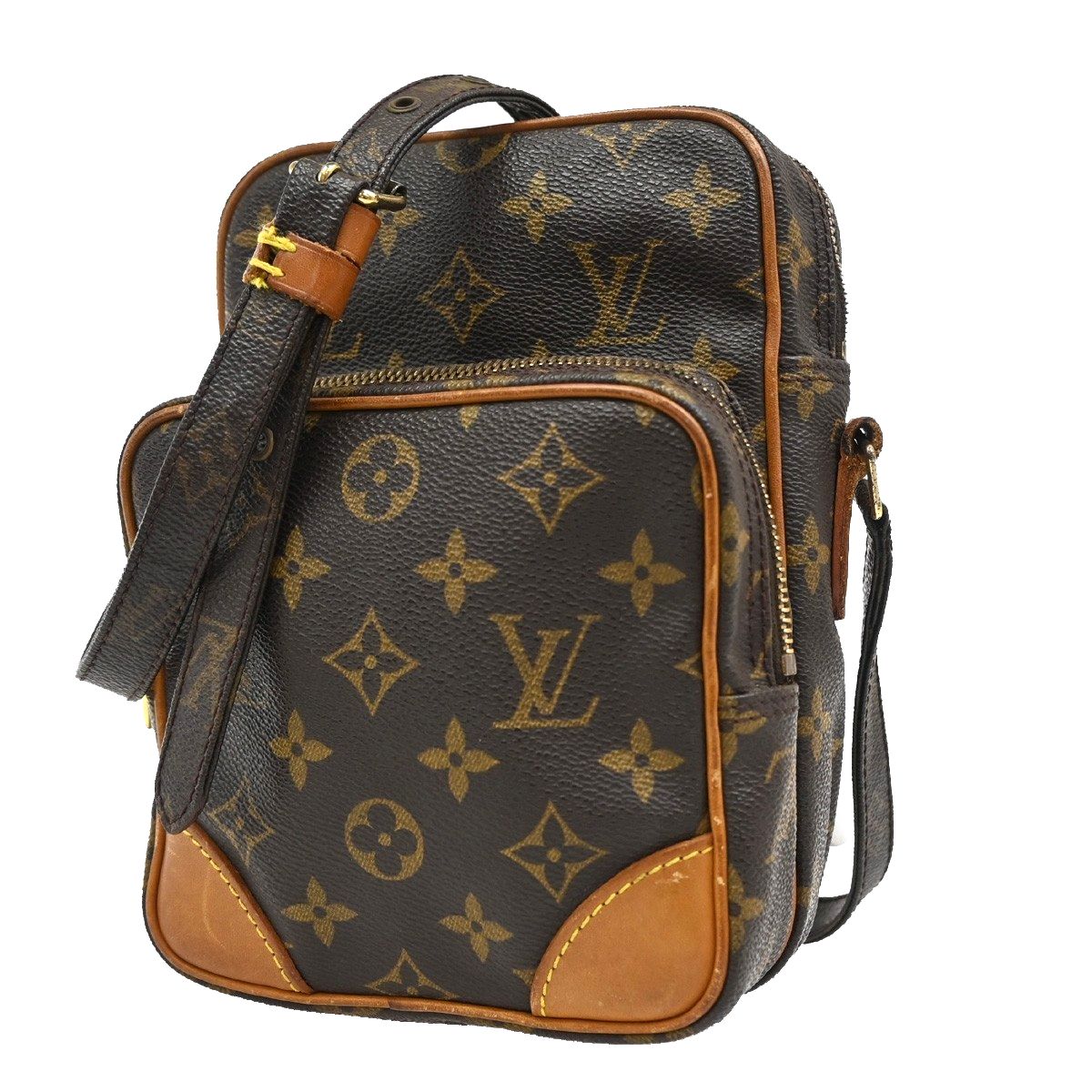 LOUIS VUITTON Amazon Crossbody Shoulder Bag Monogram Leather BN M45236 32TA047