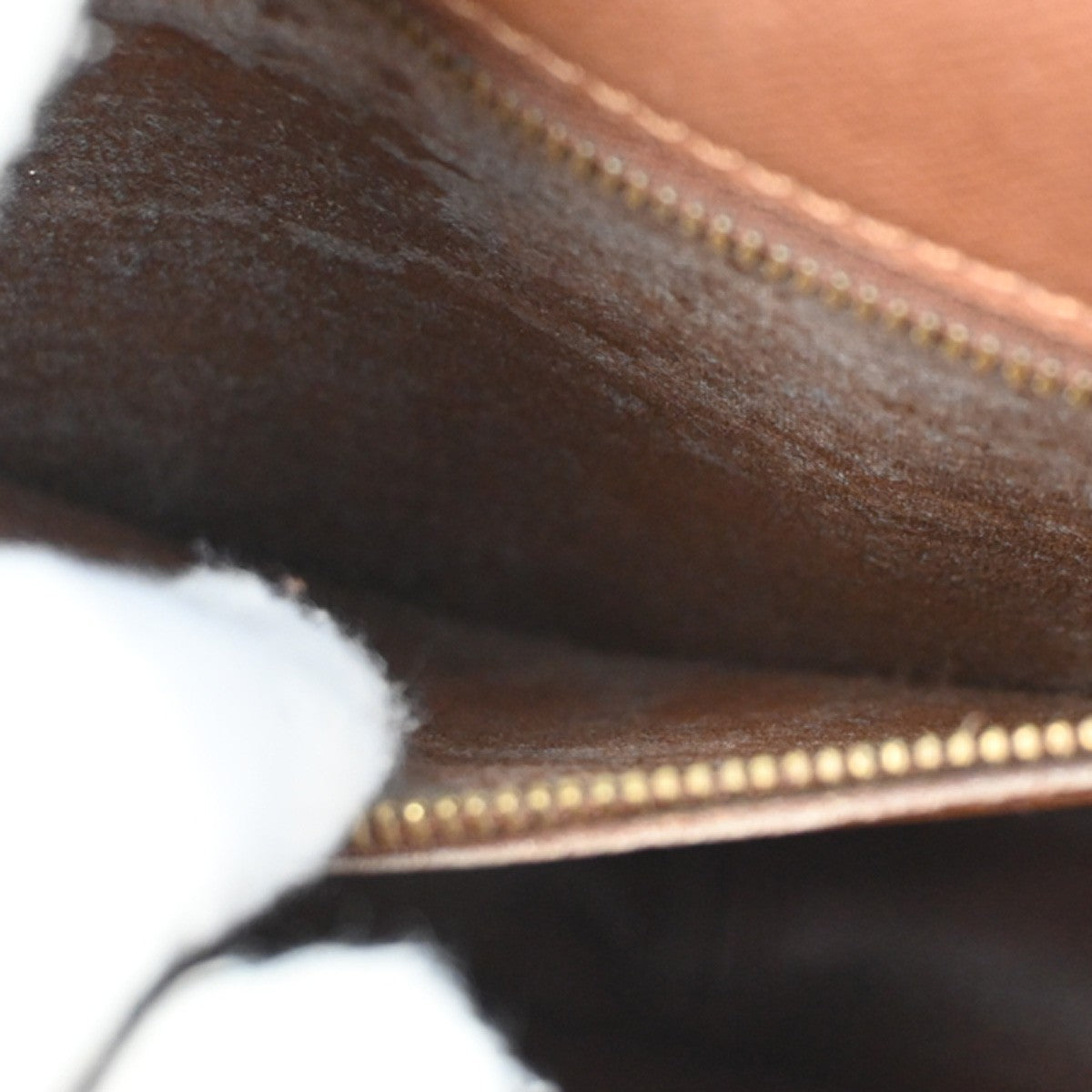 LOUIS VUITTON Saint Cloud GM Shoulder Bag Monogram Leather Brown M51242 33CA335