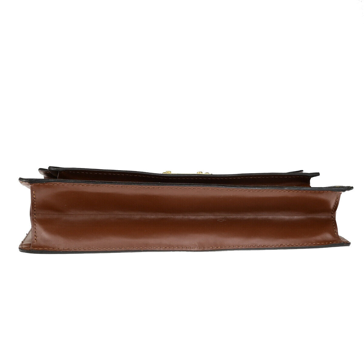 LOUIS VUITTON Monceau 28 Hand Bag Monogram Leather Brown M51185 70YG720