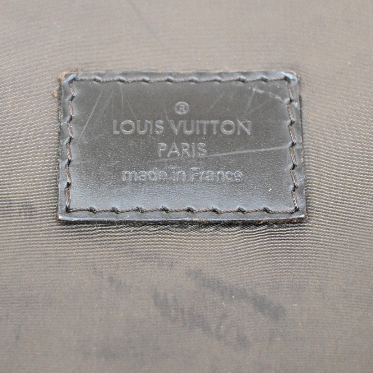 LOUIS VUITTON Messenger Bag Damier Geant Canvas Leather Black M93032 38KC050