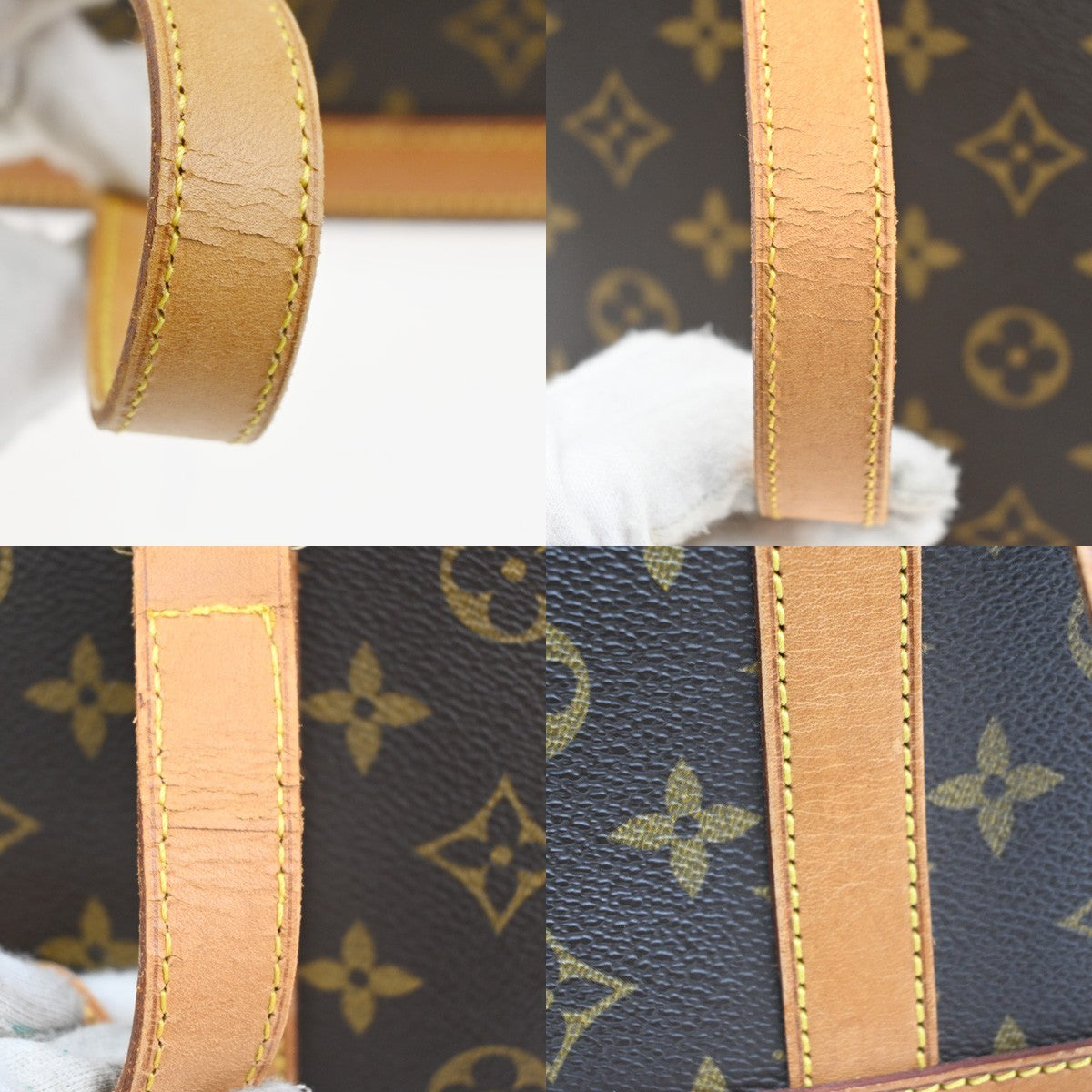 LOUIS VUITTON BABYLONE Shoulder Bag Monogram Leather Brown France M51102 98MA204