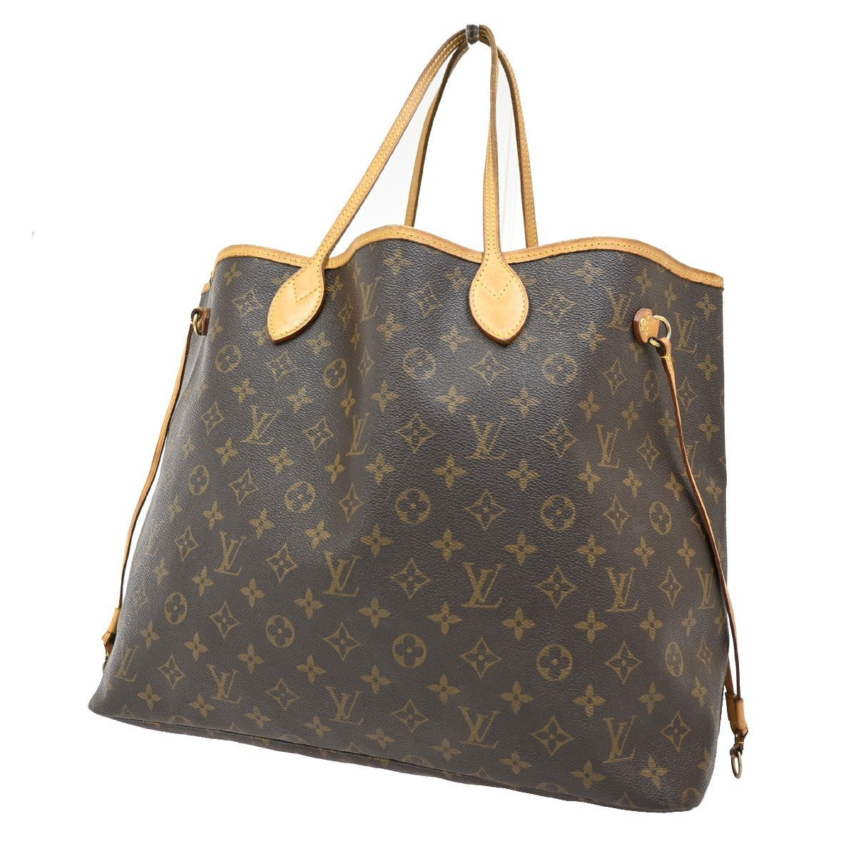 LOUIS VUITTON Neverfull GM Shoulder Tote Bag Monogram Leather BN M40157 58TA034