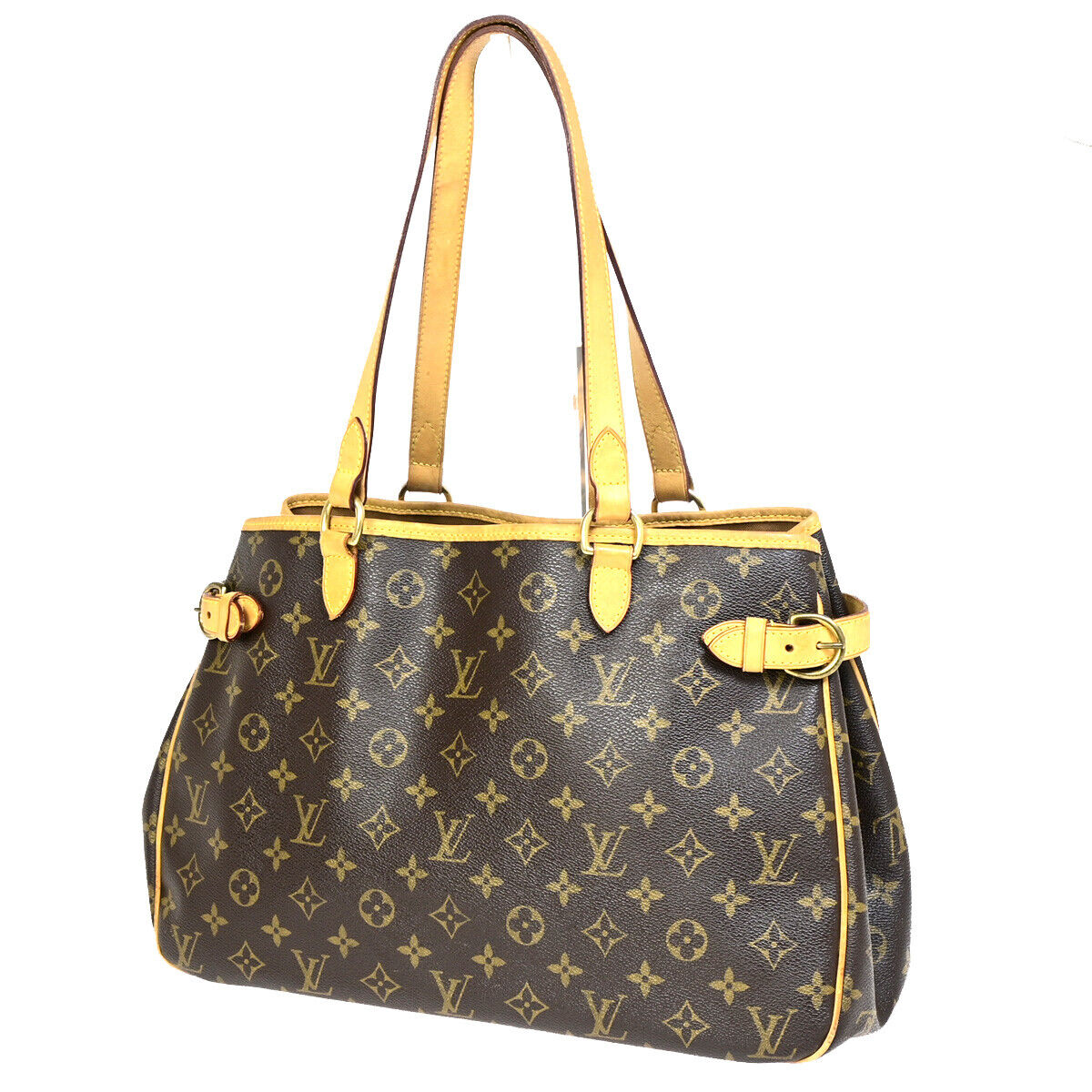 LOUIS VUITTON Batignolles Horizontal Shoulder Bag Monogram Brown M51154 10YF398