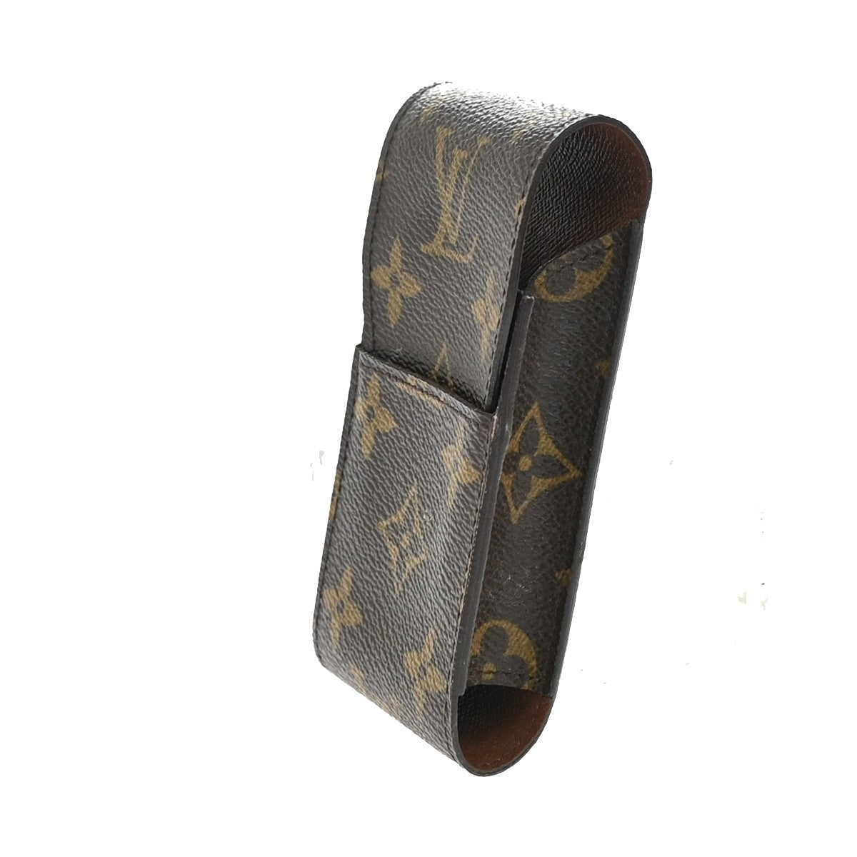 LOUIS VUITTON Etui Cigarette Case Monogram Leather Brown M63024 08KB380