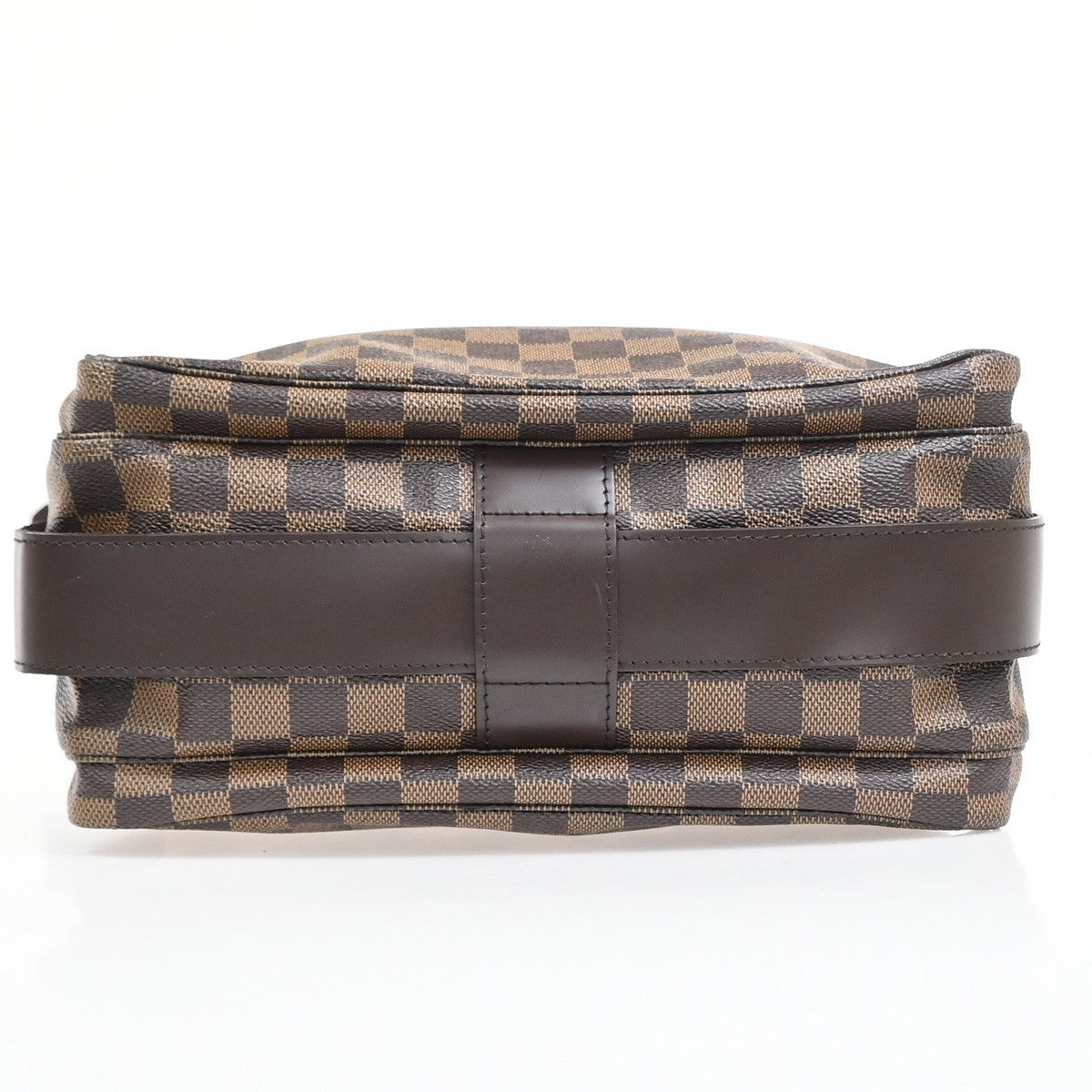 LOUIS VUITTON Naviglio Shoulder Bag Damier Ebene Leather Brown N45255 15YH939