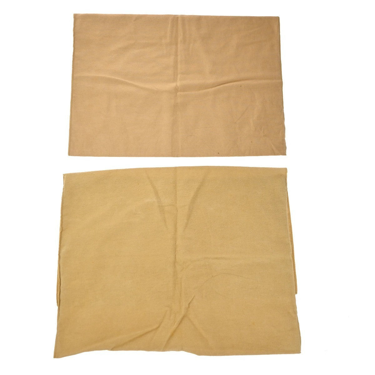 LOUIS VUITTON Logo 10 Set Dust Bag Drawstring Canvas Cotton Beige Brown 09KP307
