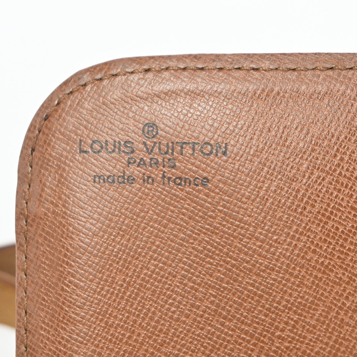 LOUIS VUITTON Cartouchiere MM Shoulder Bag Monogram Leather Brown M51253 84KC821