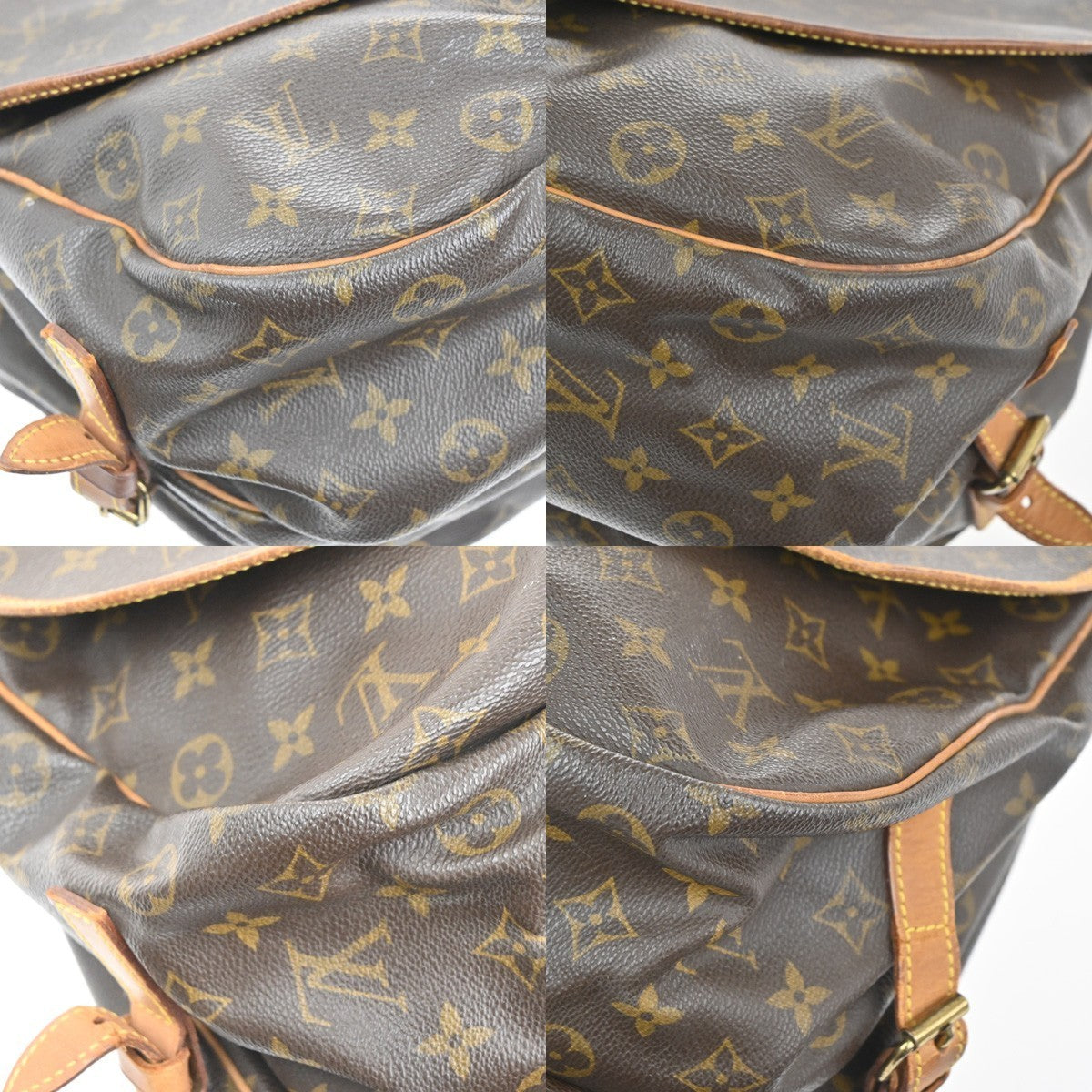LOUIS VUITTON Saumur 35 Shoulder Bag Monogram Leather BN France M42254 86TA549