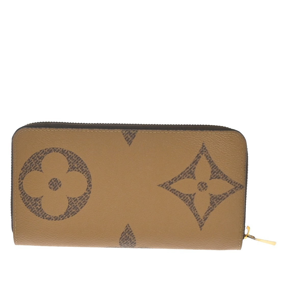 LOUIS VUITTON Zippy Wallet Monogram Giant Reverse Leather Brown M69353 93RF818