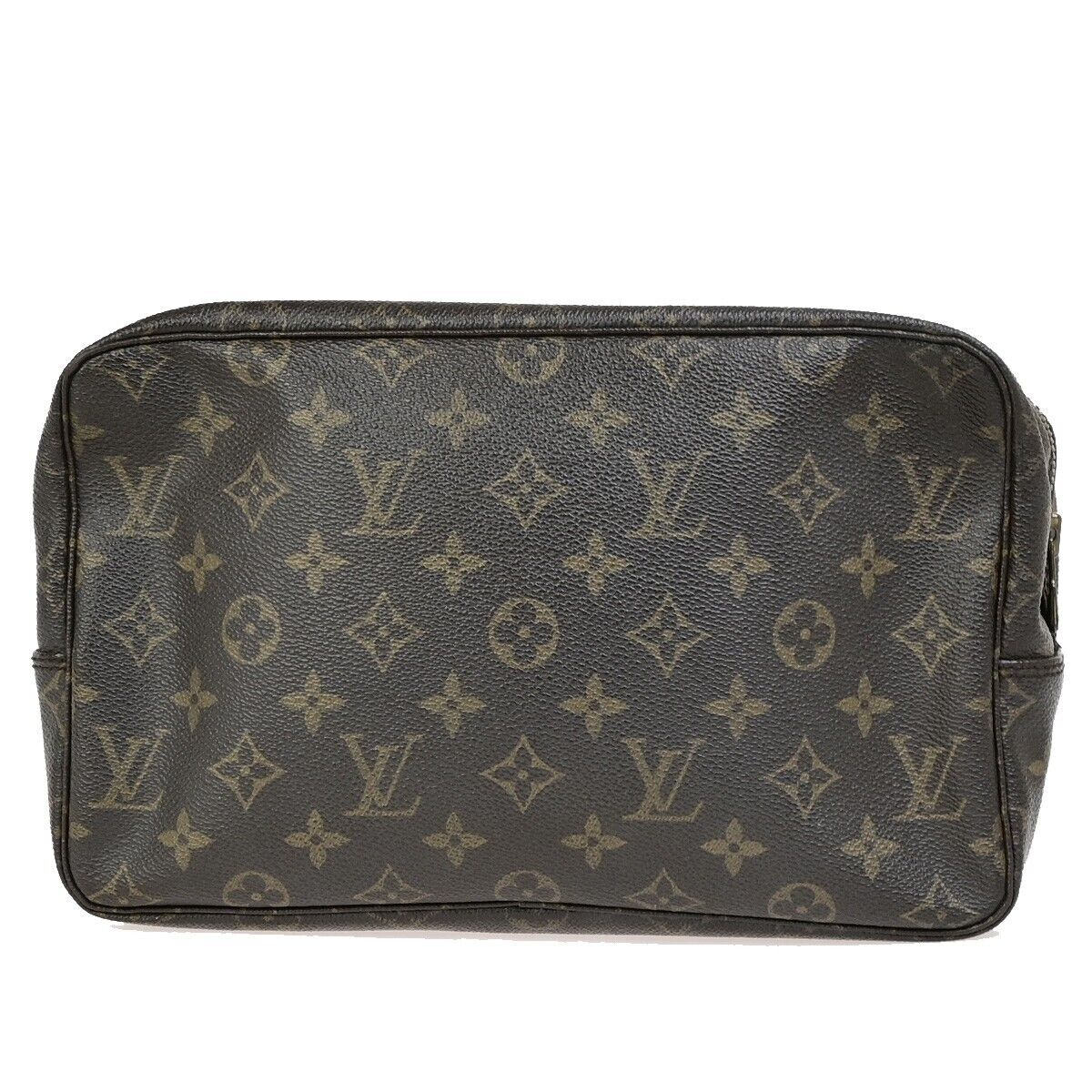 LOUIS VUITTON Trousse Toilette 28 Clutch Hand Bag Monogram Brown M47522 69ED214
