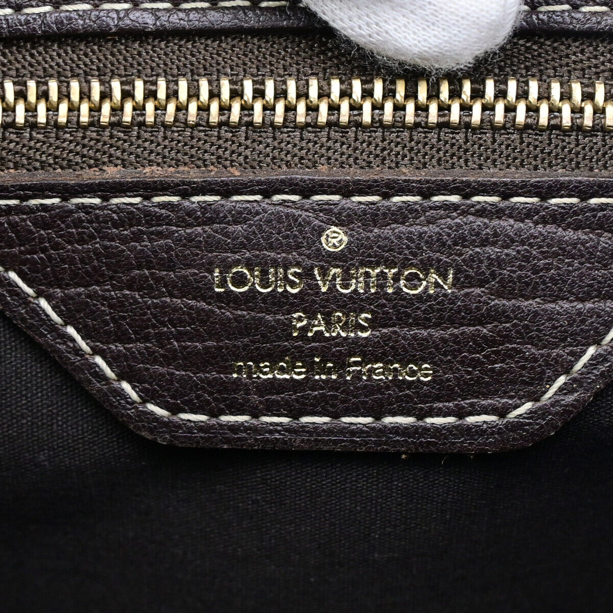 LOUIS VUITTON BUCKET PM Shoulder Tote Bag Monogram Mini Lin Ebene M95226 67YG556