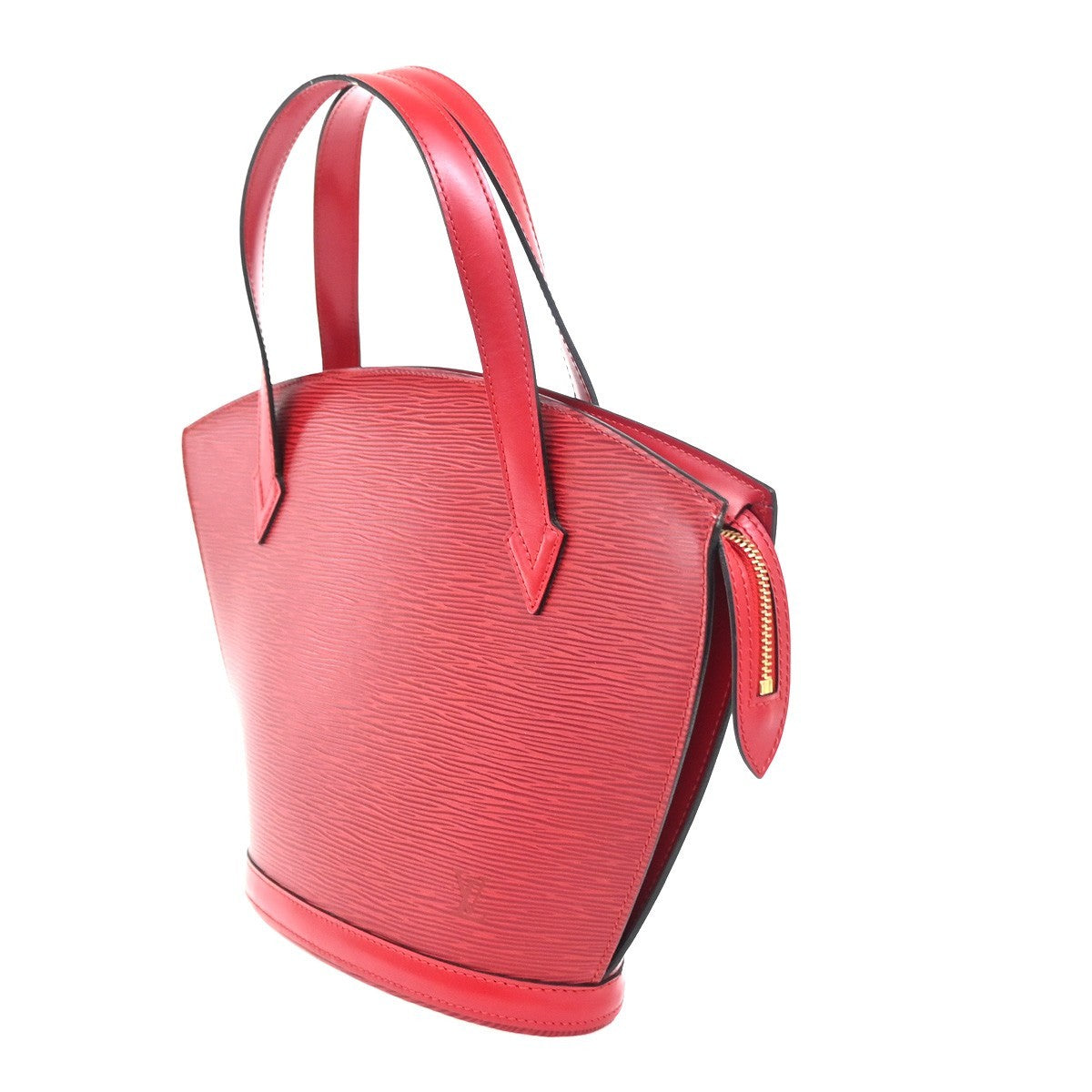 LOUIS VUITTON Saint Jacques Shoulder Hand Bag Epi Leather Red M52277 74RL925