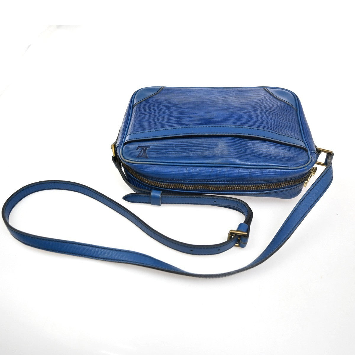 LOUIS VUITTON Trocadero 24 Epi Leather Shoulder Bag Blue France M52317 61KC158