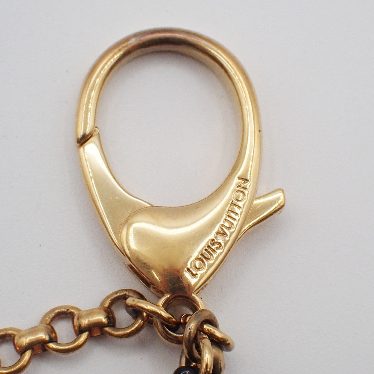 LOUIS VUITTON Bijou Sack Ansores Charm Key Chain Brown M65087 65KD030
