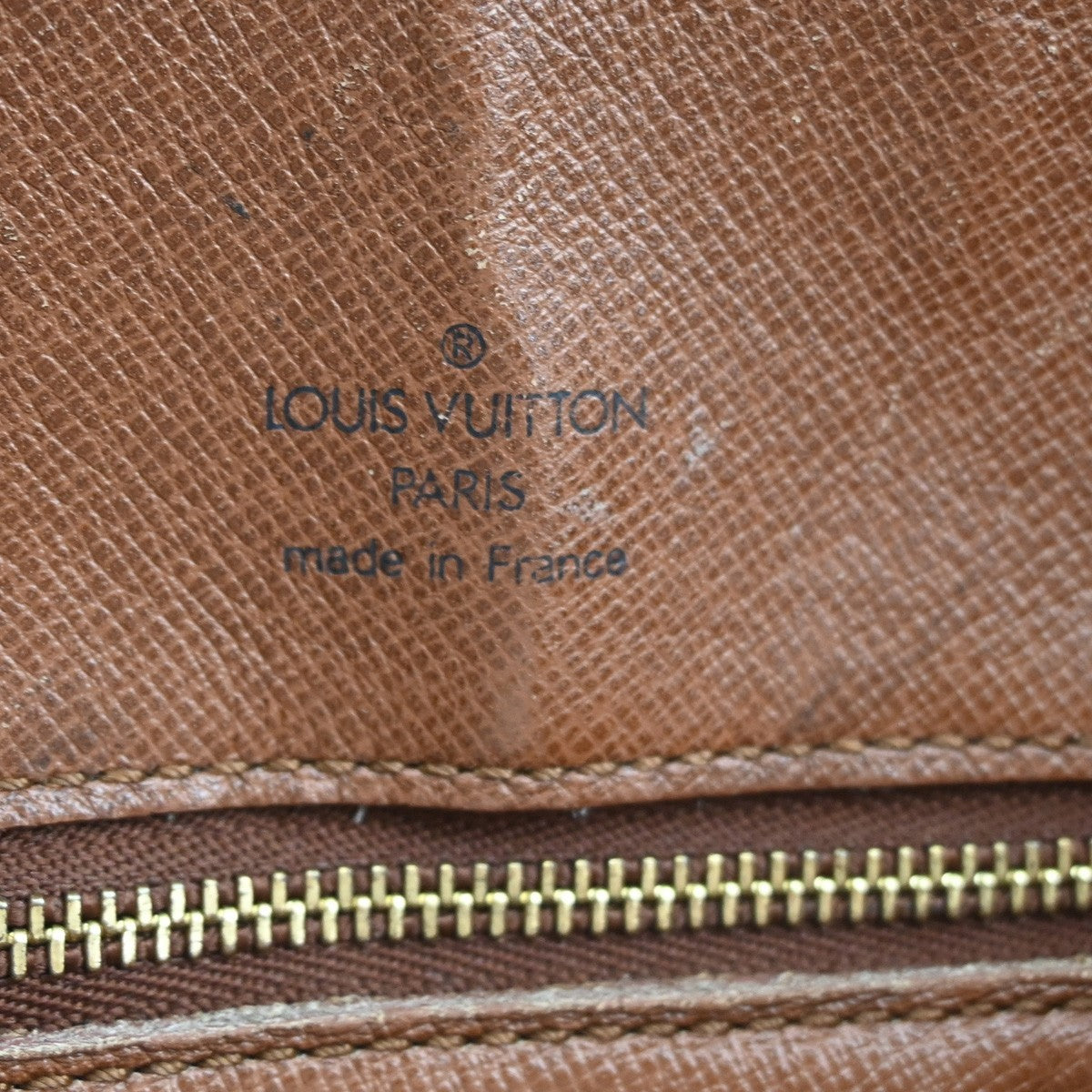 LOUIS VUITTON Saint Cloud GM Shoulder Bag Monogram Leather Brown M51242 34SA130