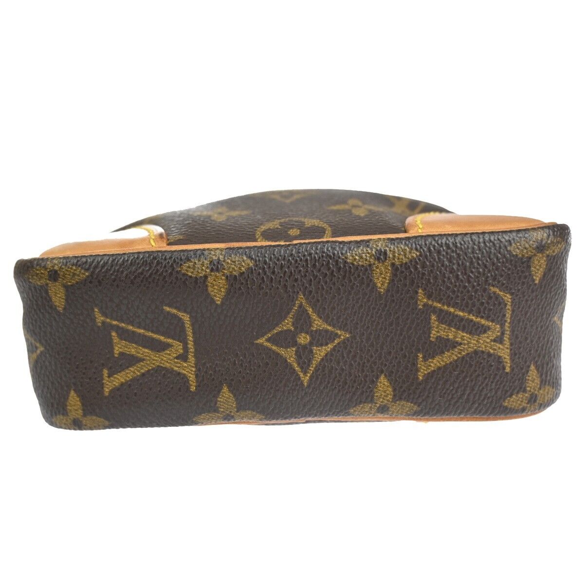 LOUIS VUITTON Danube Shoulder Bag Monogram Leather Brown France M45266 86EA653