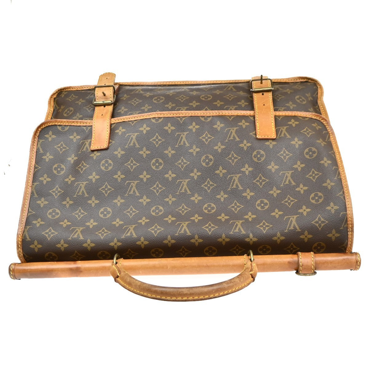 LOUIS VUITTON Sac Kleber 2way Hand Bag Monogram Leather Brown M58122 30MA642