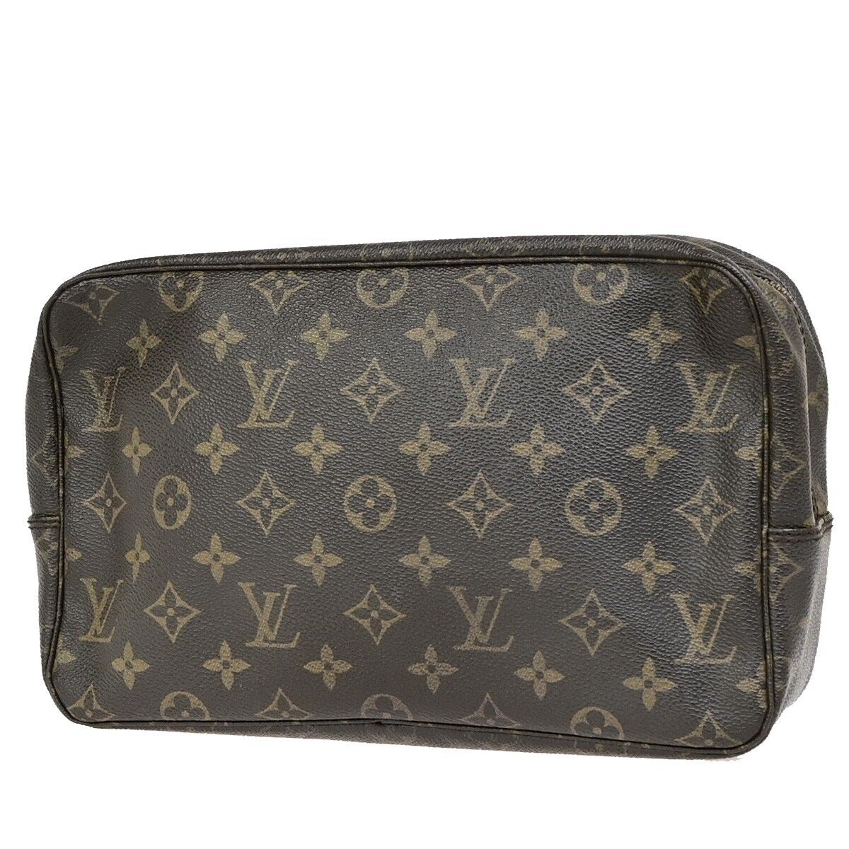LOUIS VUITTON Trousse Toilette 28 Clutch Hand Bag Monogram Brown M47522 69ED214