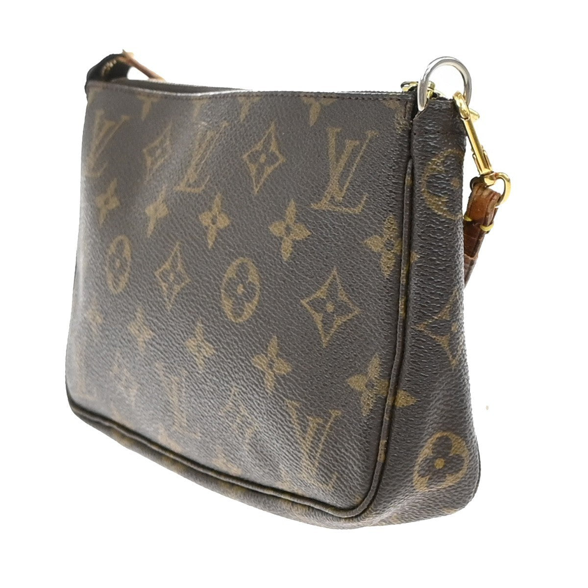 LOUIS VUITTON Pochette Accessoires Hand Bag Monogram Leather BN M51980 38EF857