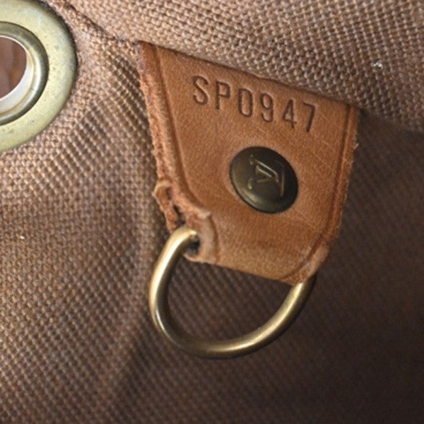 LOUIS VUITTON Mini Montsouris Backpack Bag Monogram Leather Brown M51137 39KC245