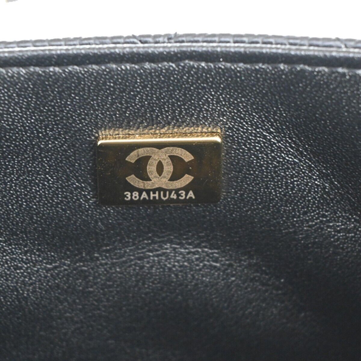 CHANEL CC Mini Matelasse Chain Shoulder Bag Caviar Skin Leather BK GHW 6083LC313
