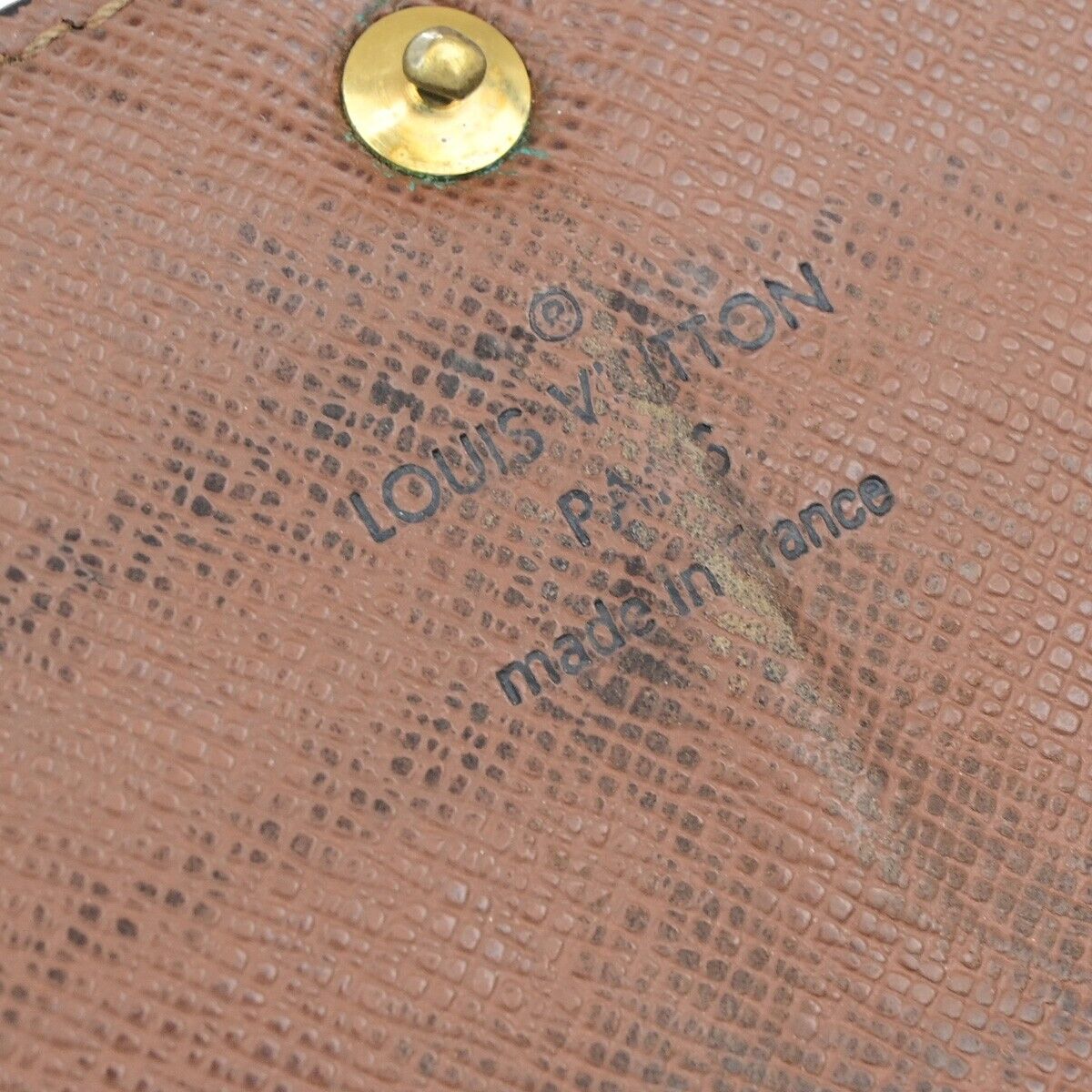 LOUIS VUITTON Logo Portefeuille Sarah Long Wallet Monogram Brown M61734 01EC142