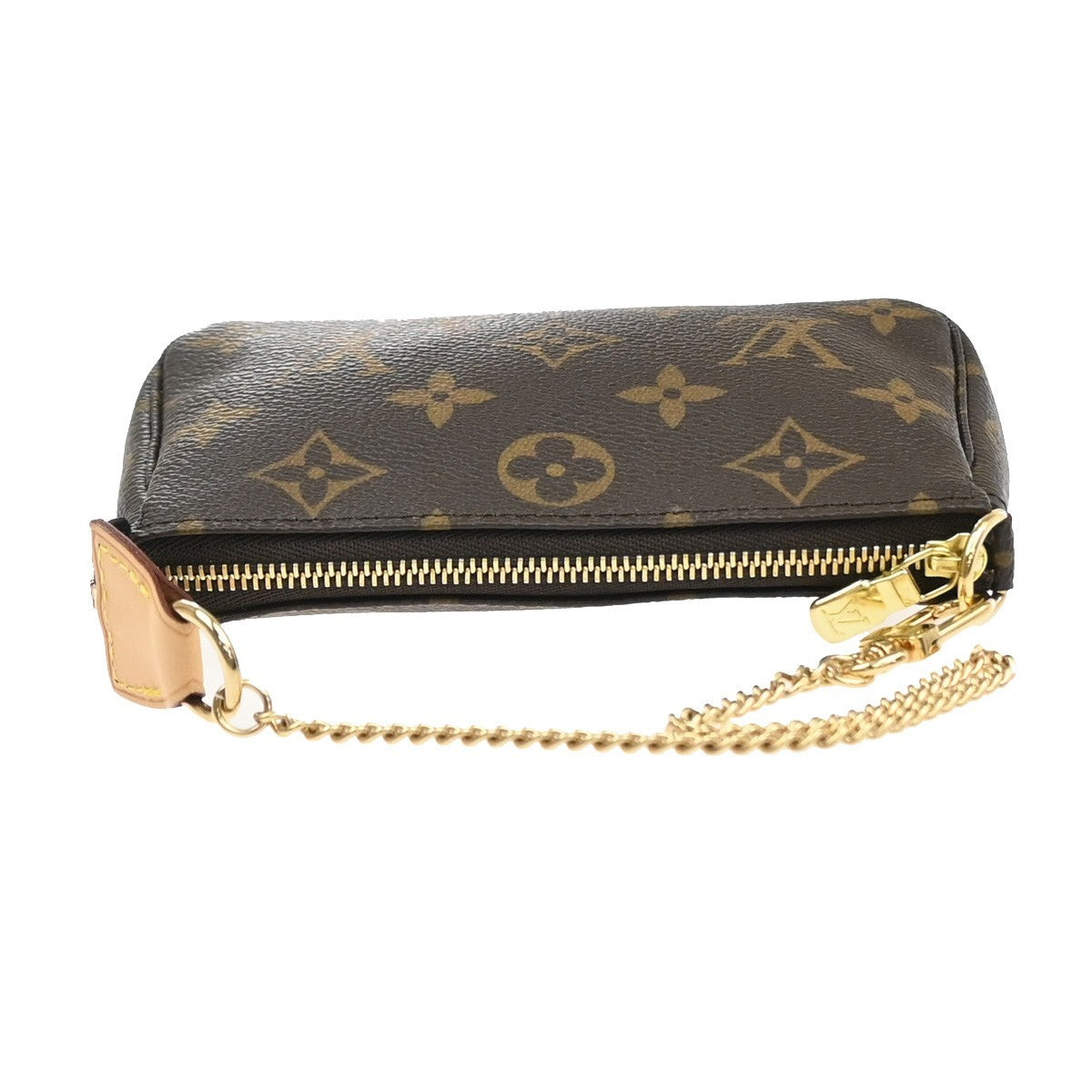 LOUIS VUITTON Mini Pochette Accessoires Hand Bag Monogram Leather M58009 72MA572