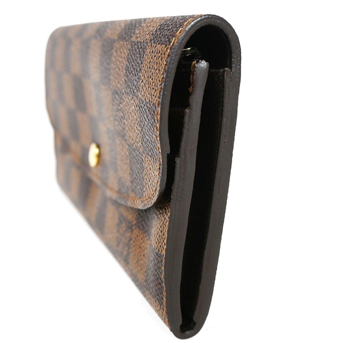 LOUIS VUITTON Portefeuille Emilie Long Bifold Wallet Damier Brown N63019 31RJ271