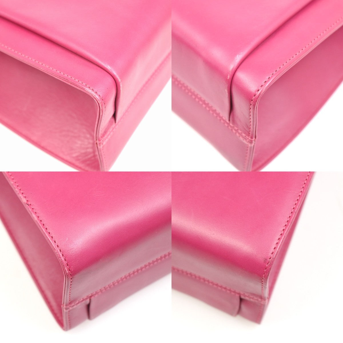 SALVATORE FERRAGAMO Crossbody Shoulder Bag Leather GHW Pink Italy 63ZA114