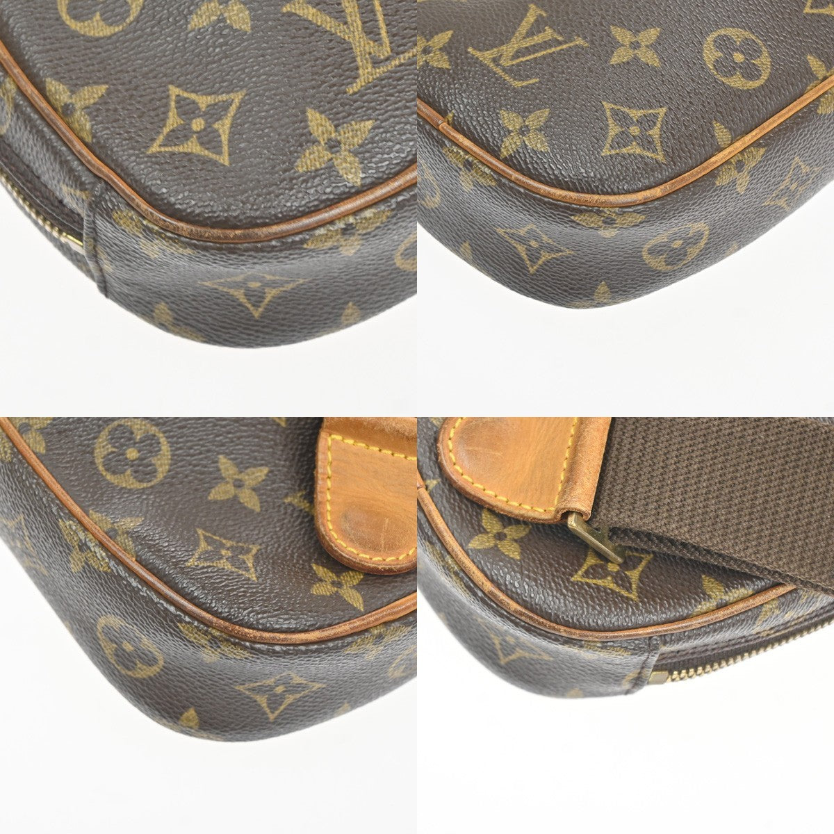 LOUIS VUITTON Pochette Gange Shoulder Bag Monogram Brown Spain M51870 18KC875
