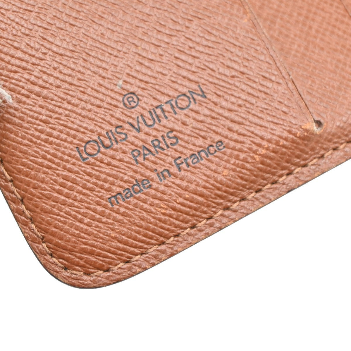 LOUIS VUITTON Compact Zip Bifold Wallet Monogram Leather France M61667 07CA388