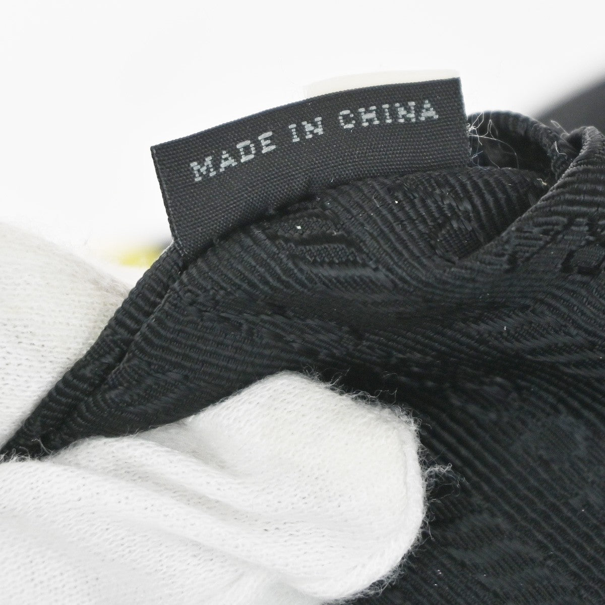 PRADA Logo Back Pack Bag Nylon Leather Yellow Blue Black SHW 79MA561